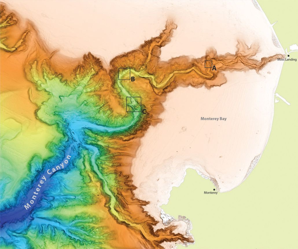 Monterey Bay Topographic Map Monterey Canyon: A Grand Canyon Beneath The Waves - Mbari